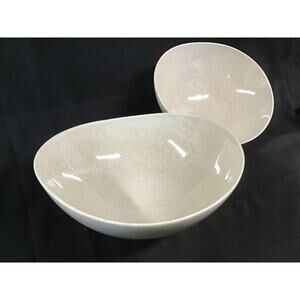 Red Wing Pottery Large Salad Bowl Tan Fleck 12 x 11